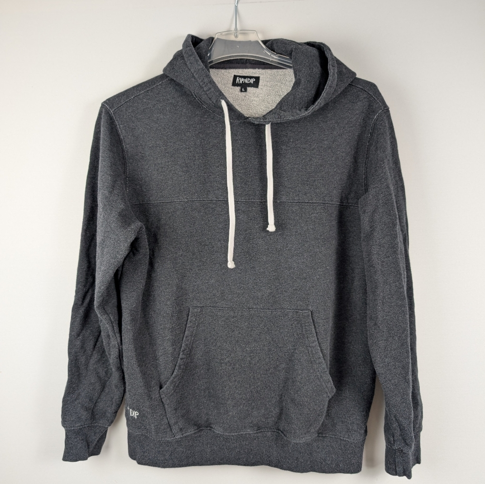 Ripndip Heavy Cotton Terry Hoodie Embroidered Hood - Large